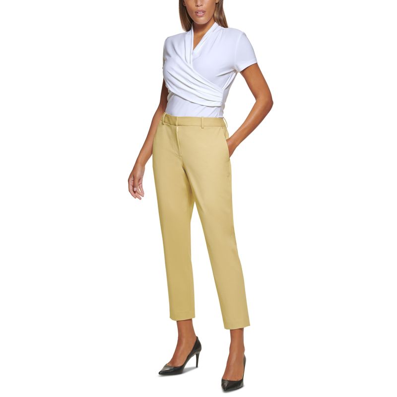 Dkny Petite Essex Mid Rise Pants